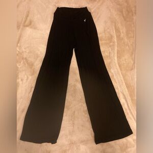 Victoria's Secret Black Wide-Leg Lounge Pants